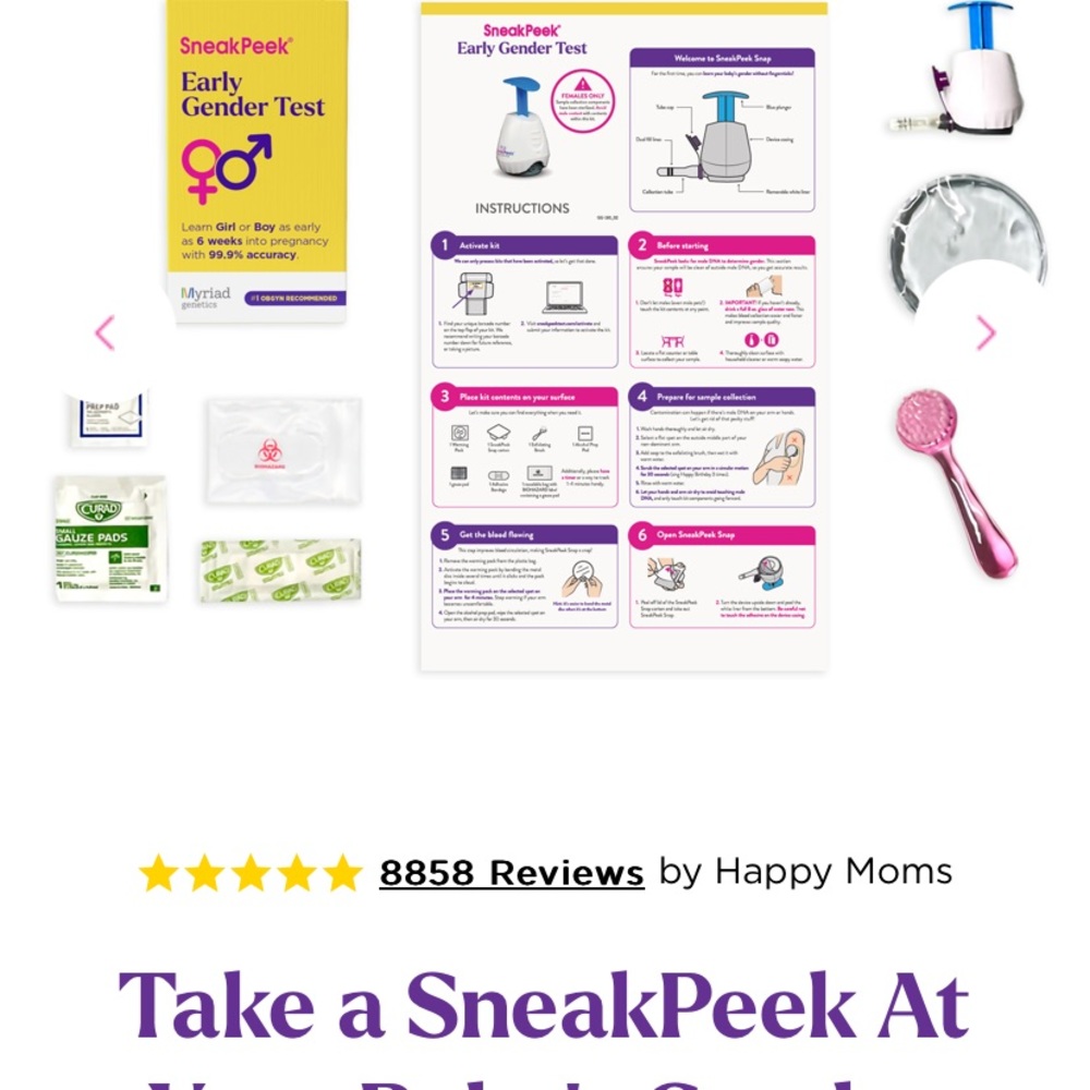 SneakPeek Gender Snap Standard